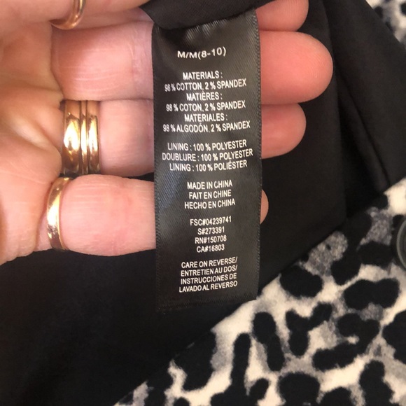 NWOT Animal print, dressy, light weight coat. - Picture 7 of 11